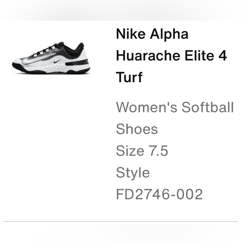 Nike Womens Softball Turf shoes
